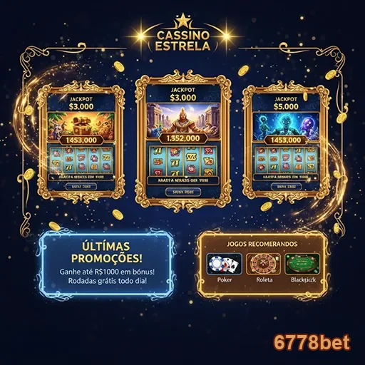 Promoções do cassino Estrela no site 6778bet com ofertas imperdíveis.