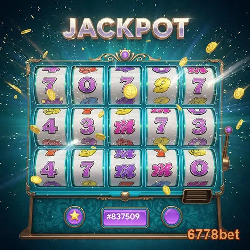 Imagem do jogo de slot jackpot no 6778bet, destacando prêmios emocionantes.
