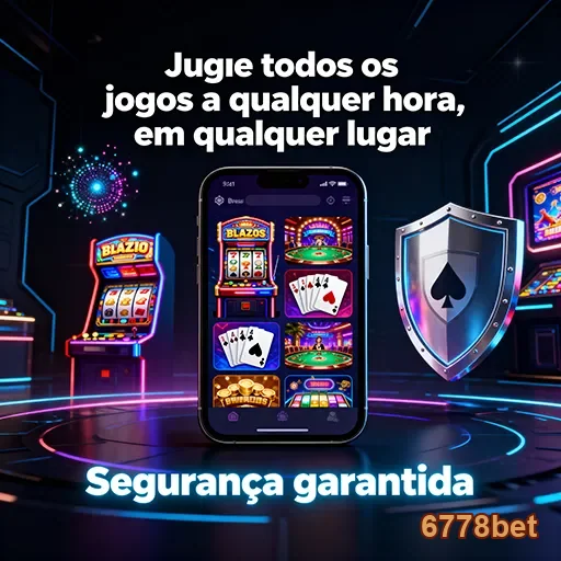 Imagem da segurança nos jogos mobile da 6778bet, garantindo proteção e diversão ao jogador.
