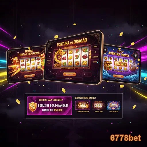 Jogos de slot com bônus incríveis no 6778bet, trazendo diversão e prêmios emocionantes.